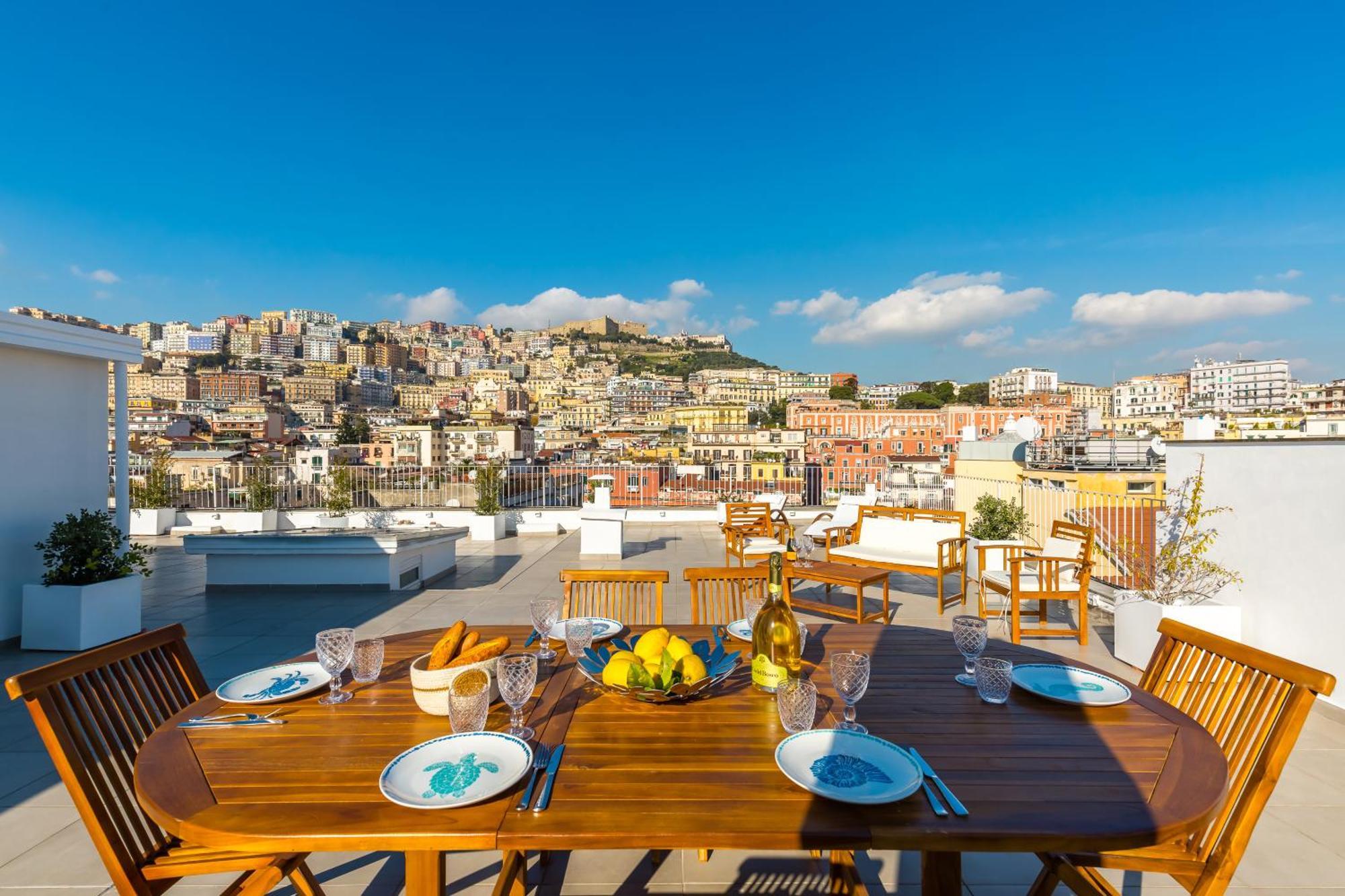 Poerio Rooftop Luxury Apartament Neapel Exterior foto